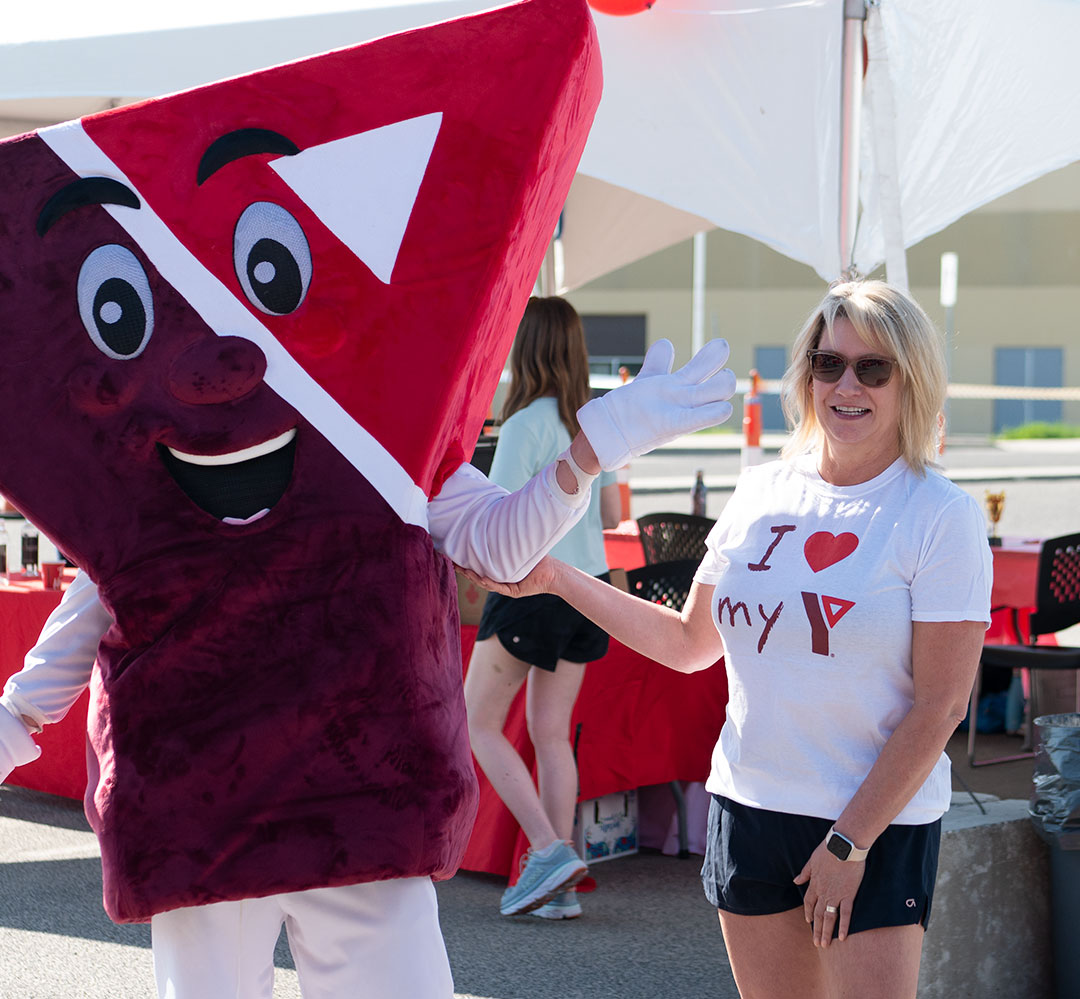 Ways to Give (teaser) Y Spirit mascot and CEO Allyson Graf