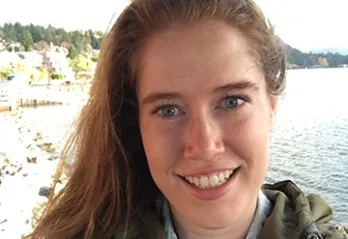 Close up of Avery smiling