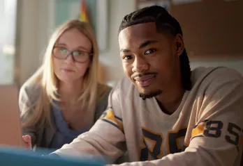 young adult in YMCA employment services program