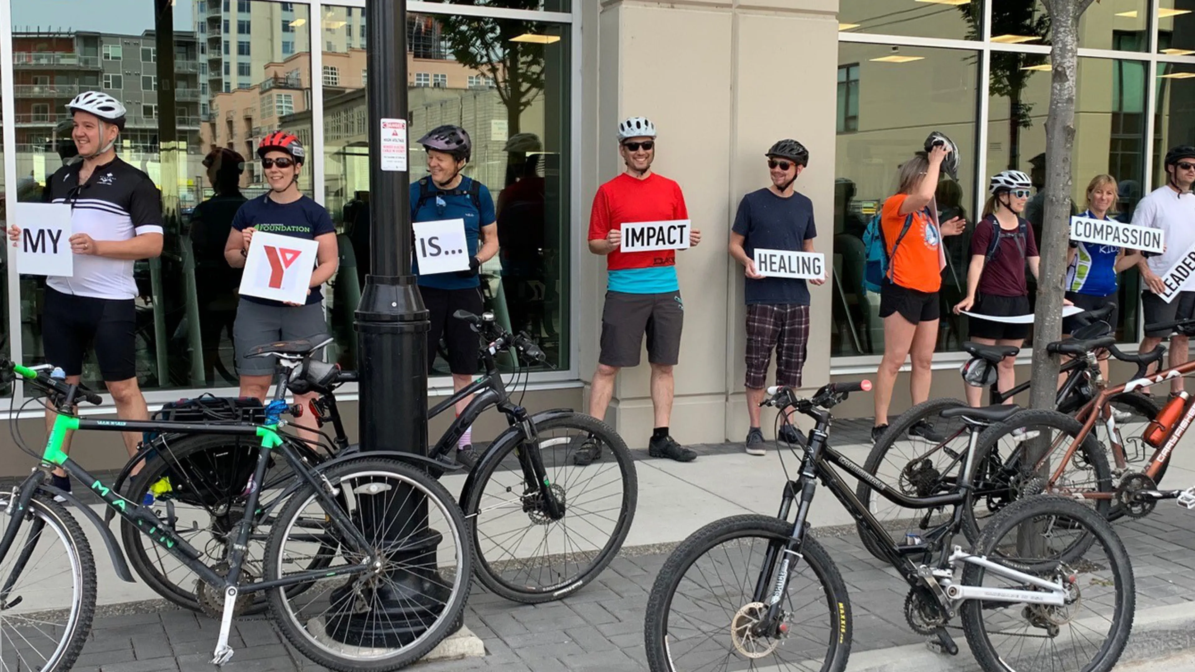 Biking events outside of the downtown Y