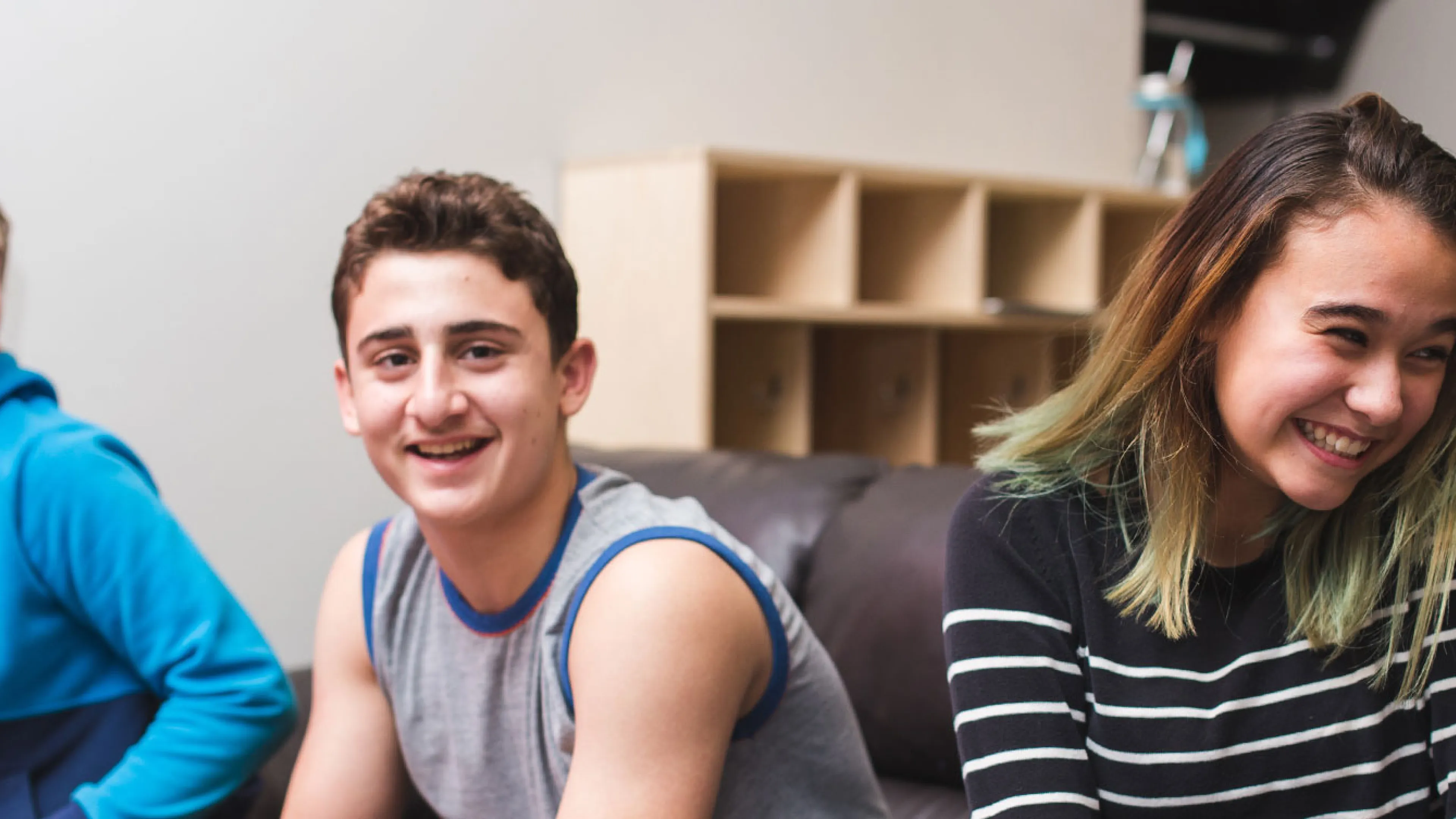 youth laughing together