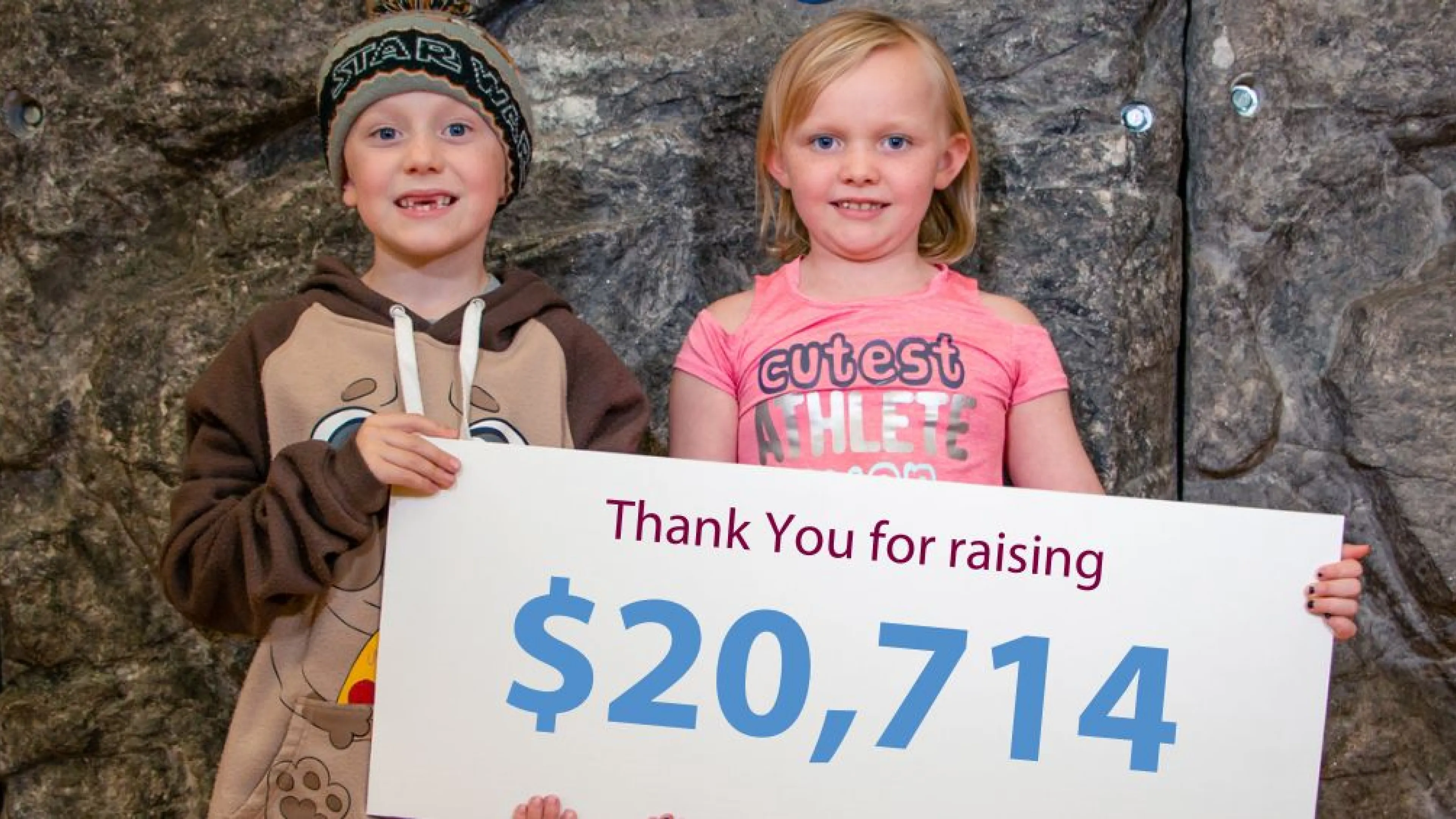 Thank you for raising $20,714