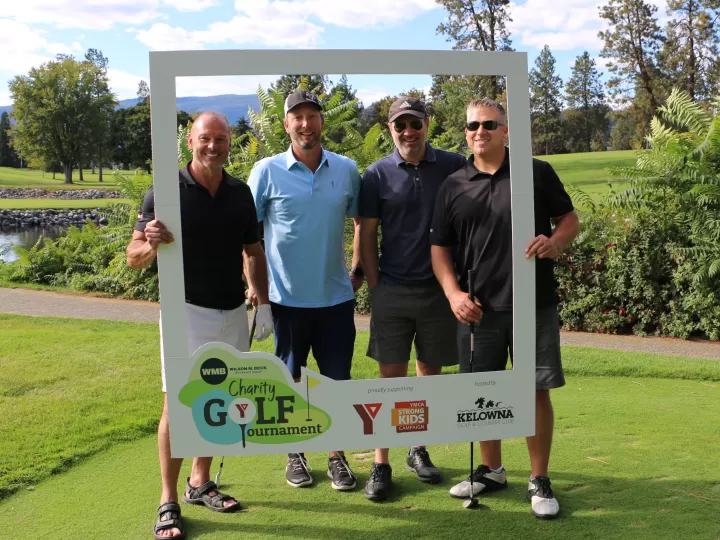 4 Men on golf course