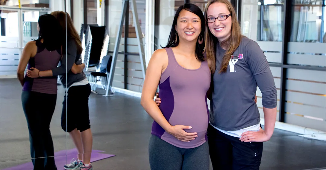 Pam and serena smiling