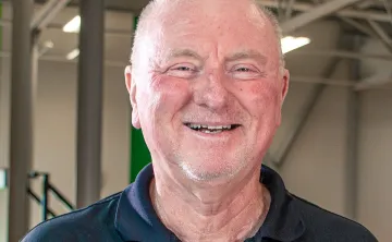 Thomas McFarlane, donor, at Kelowna Family YMCA